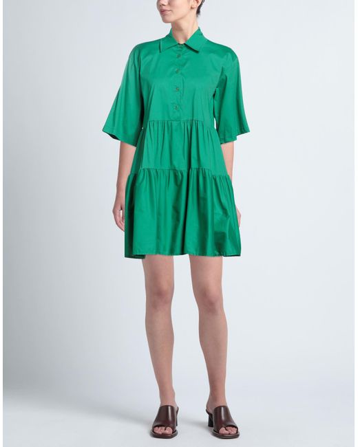 Berna Green Mini Dress
