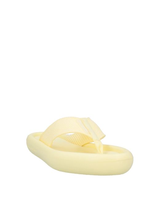 Stella McCartney Yellow Toe Post Sandals