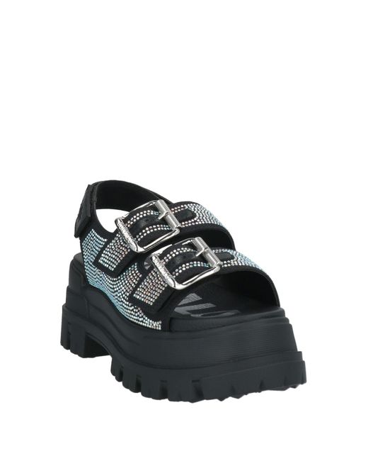 Buffalo Black Sandals