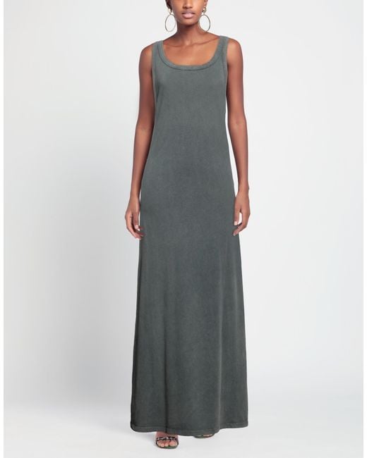 Aspesi Gray Maxi Dress