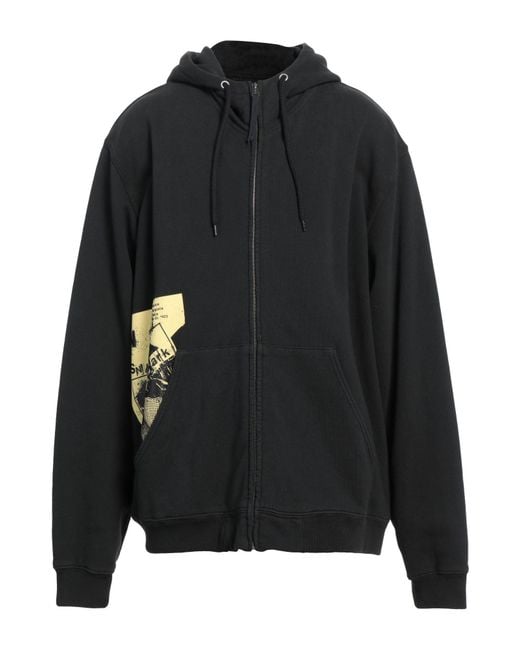 Maison Margiela Black Sweatshirt Cotton for men