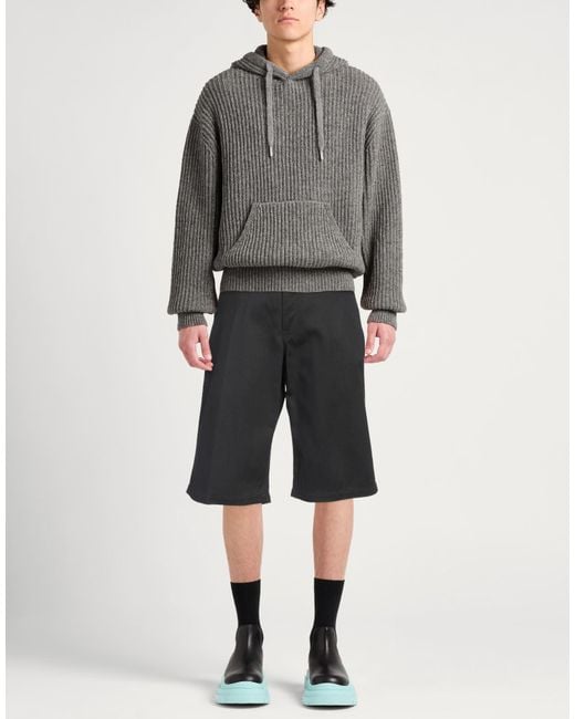 Marni Gray Charcoal Shorts & Bermuda Shorts Cotton, Polyester for men