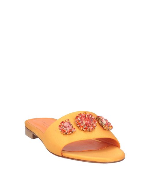 Roberto Festa Orange Sandals