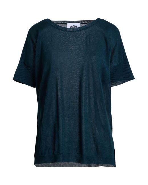 Alpha Studio Blue Deep Sweater Viscose, Polyester