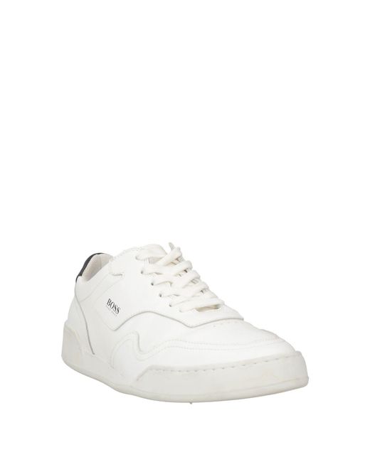Boss White Trainers