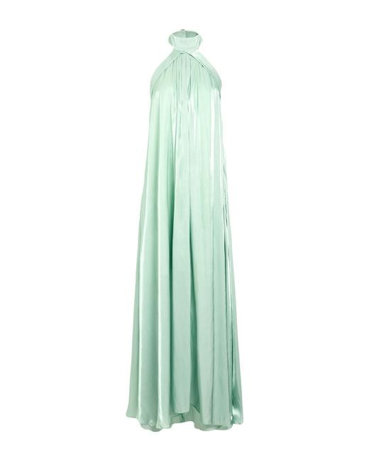 ACTUALEE Green Maxi-Kleid