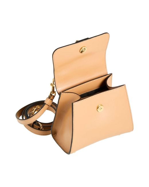 Moschino Natural Handbag Leather