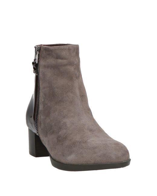 Melluso Brown Ankle Boots Leather