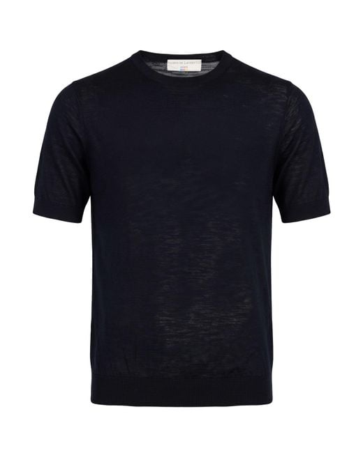 FILIPPO DE LAURENTIIS Black Midnight Sweater Cotton for men