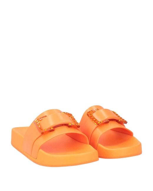 Sergio Rossi Orange Sandals