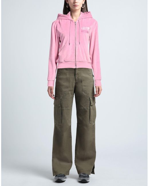 Moschino Pink Sweatshirt Cotton, Polyester