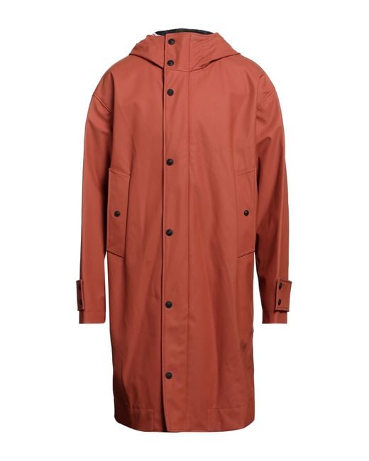 Versace Red Overcoat & Trench Coat for men