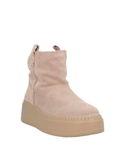 GIO+ Natural Ankle Boots Leather