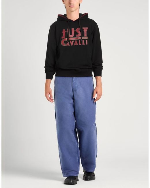 Just Cavalli Black Sweatshirt for men
