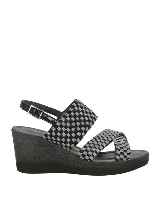 Vernissage Jewellery Black Sandals Synthetisches Material, Textile Fibers