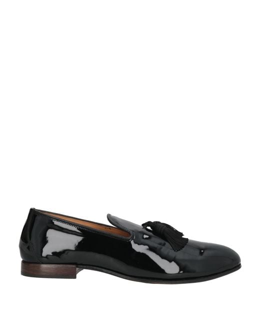Tom Ford Black Loafers Calfskin, Textile Fibers for men