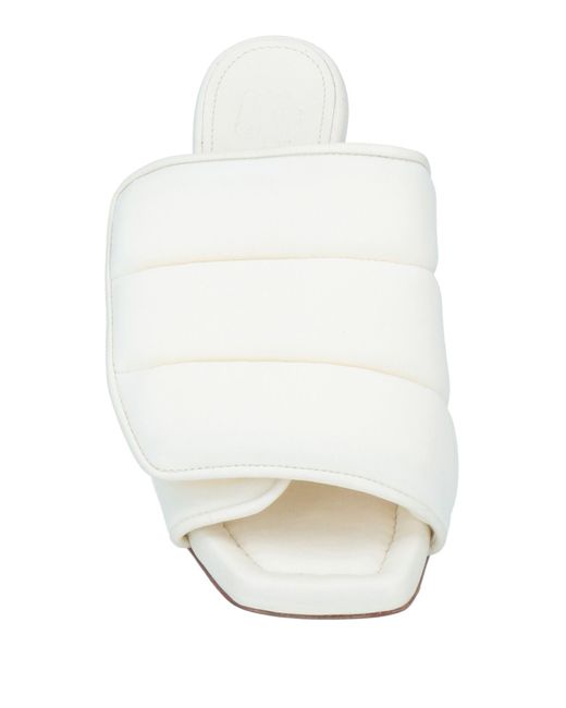 Gia Borghini White Sandals