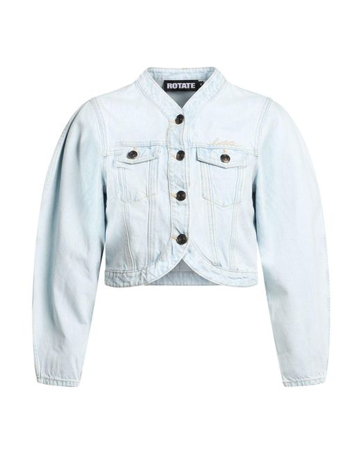 ROTATE BIRGER CHRISTENSEN Blue Sky Denim Outerwear Organic Cotton