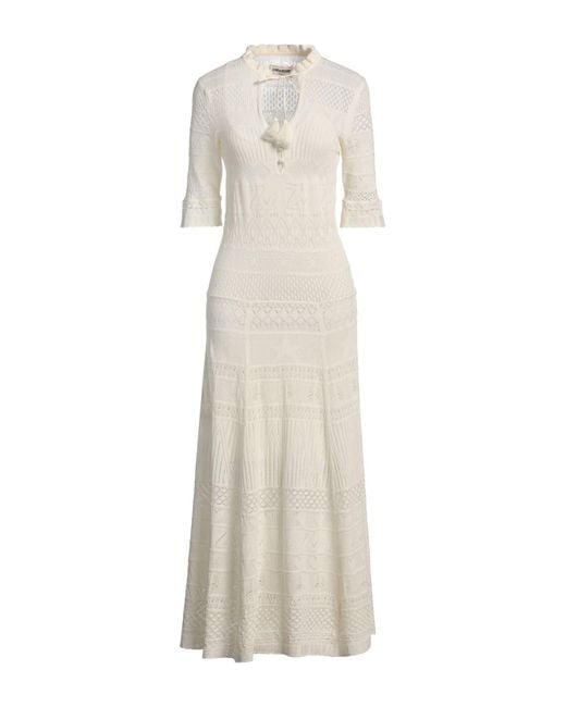 Zadig & Voltaire White Maxi-Kleid