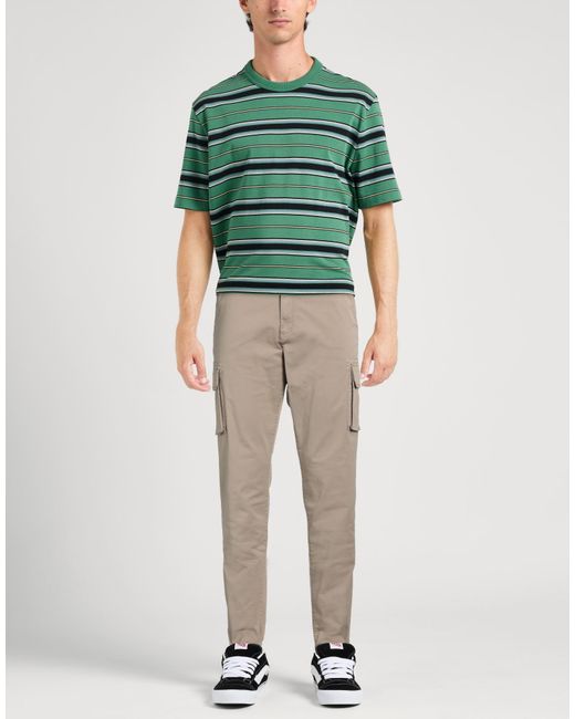 Fred Mello Natural Pants Cotton, Elastane for men
