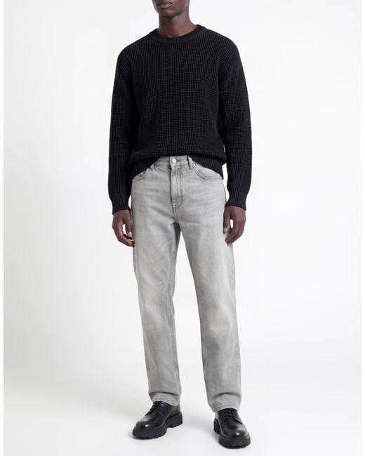Iceberg Gray Light Jeans Cotton, Elastane for men