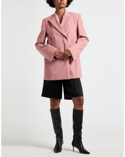 Sportmax Pink Blazer Virgin Wool, Elastane