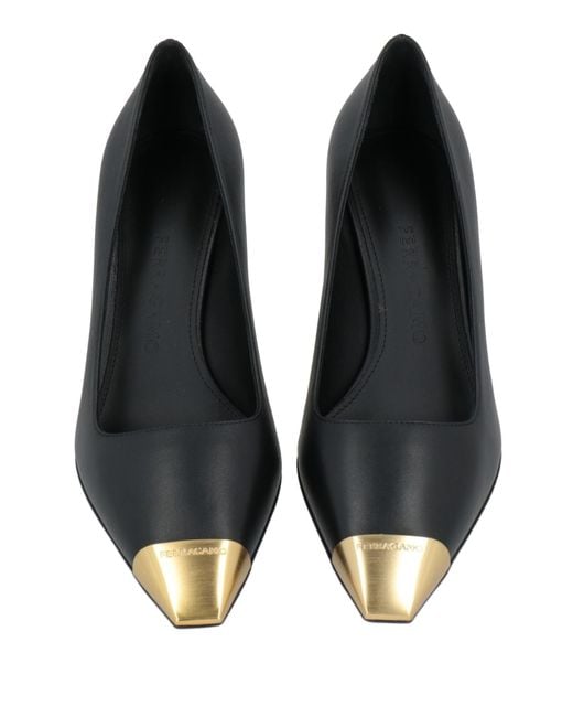 Ferragamo Black Pumps