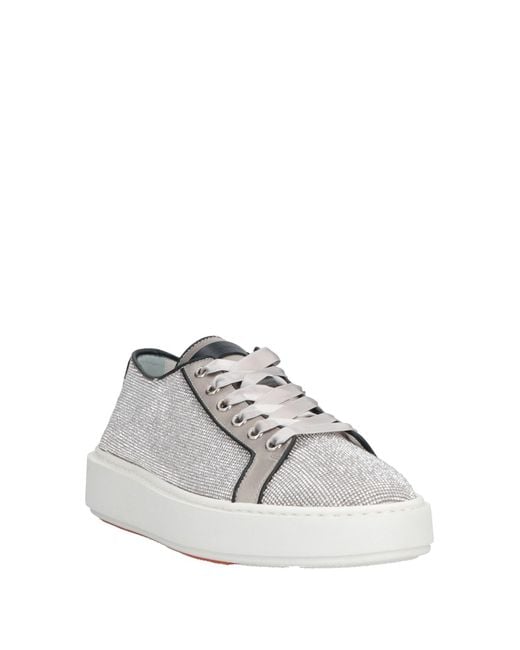Santoni White Sneakers