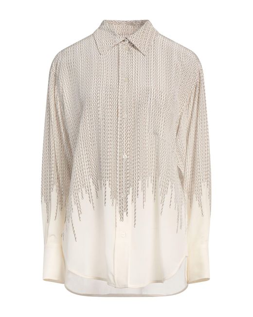 Victoria Beckham White Shirt Silk