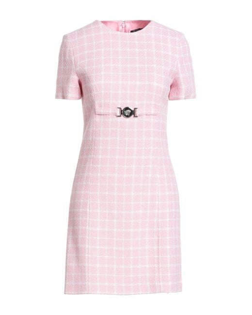 Robe Courte Versace en coloris Pink