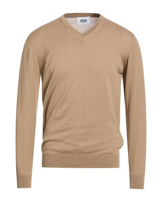 Pullover Alpha Studio pour homme en coloris Natural