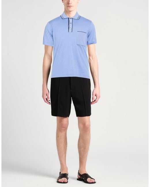 Ferragamo Blue Polo Shirt for men