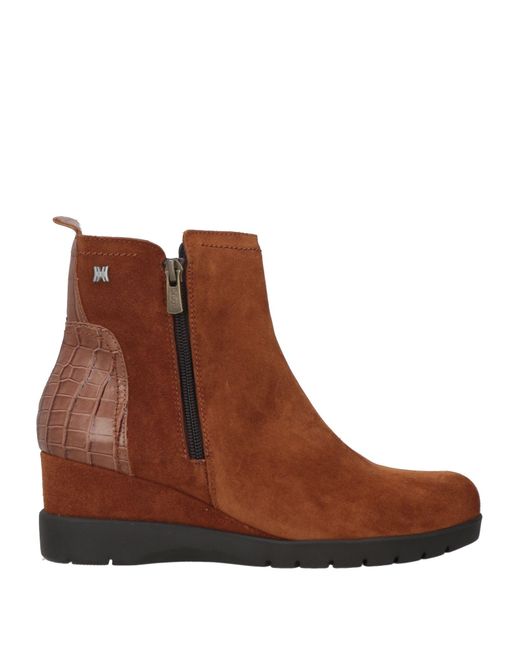 Callaghan Brown Ankle Boots