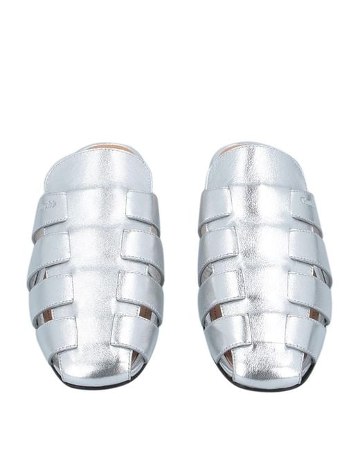 Church's White Mules & Clogs Soft Leather