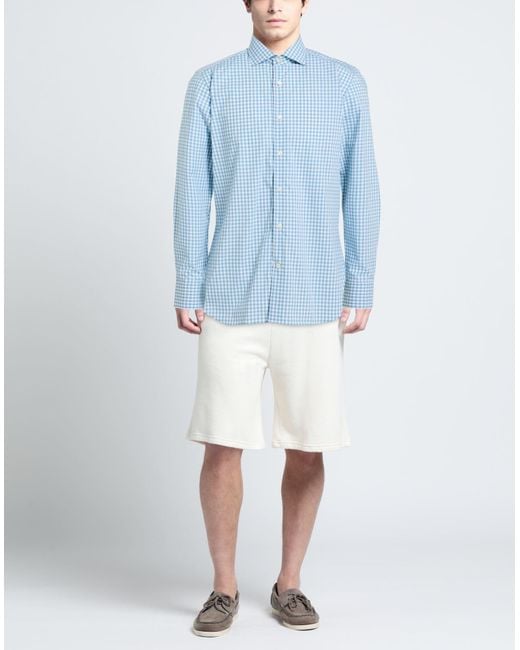 Guglielminotti Blue Shirts for men