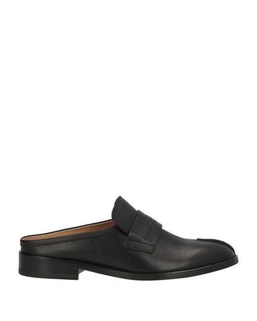 MM6 by Maison Margiela Black Mules & Clogs
