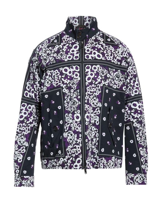Baracuta Blue Noma T.D. Jacket Cotton, Elastane for men