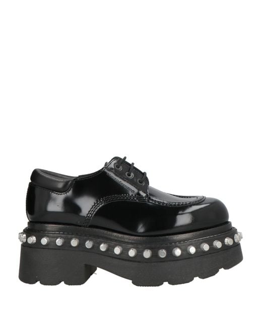 Alexander Wang Black Schnürschuh