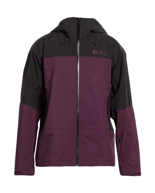 Jack Wolfskin Purple Jacket Recycled Polyester for men