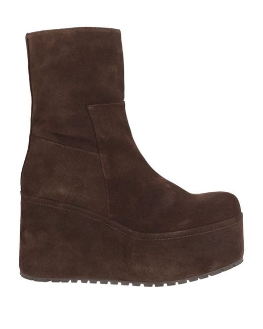Paloma Barceló Brown Ankle Boots