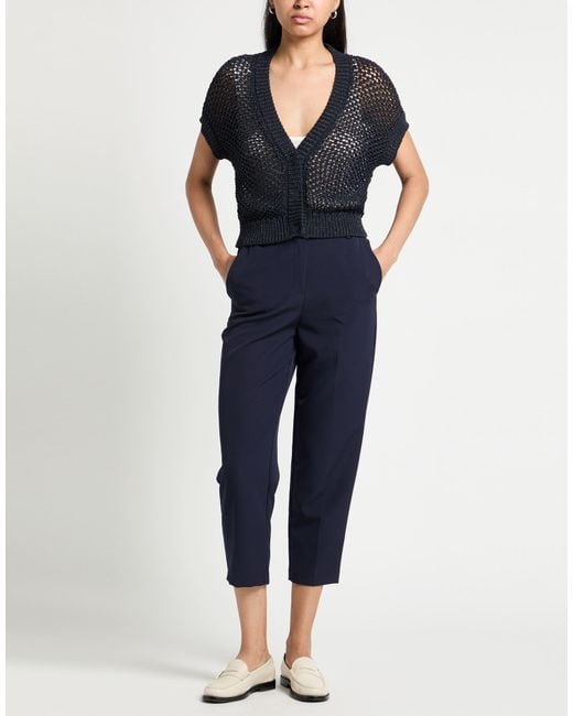 Motel Blue Pants Polyester, Elastane