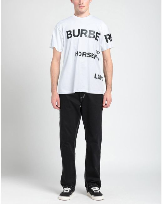 Burberry White T-shirt for men