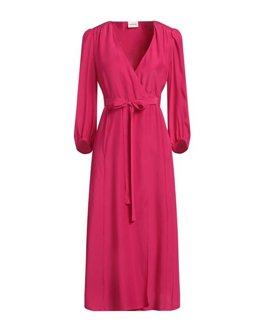 P.A.R.O.S.H. Pink Midi-Kleid