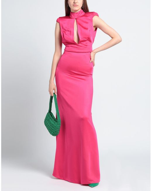 Elisabetta Franchi Pink Long Dress
