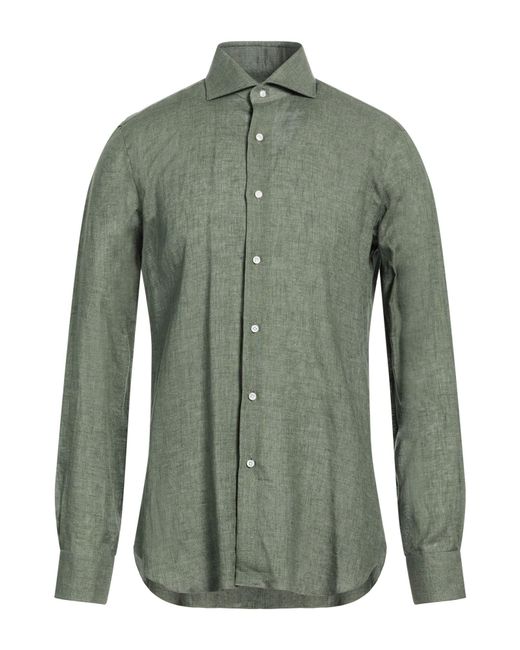 Barba Napoli Green Shirt for men