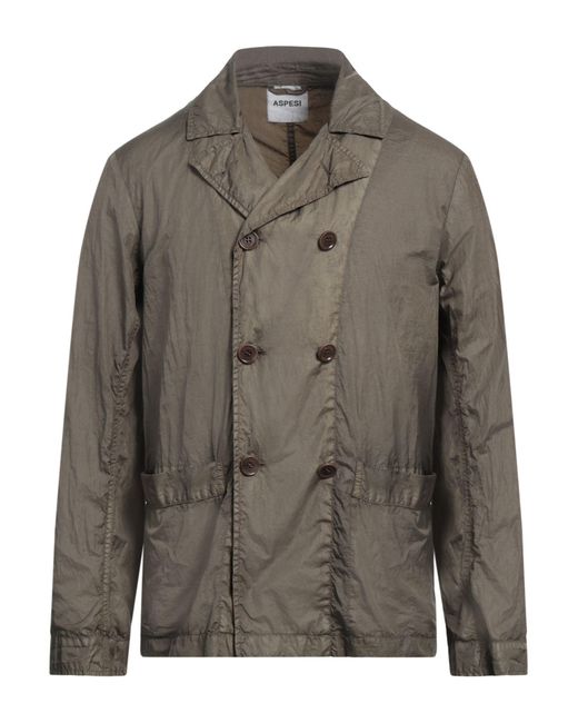 Aspesi Jacke, Mantel & Trenchcoat in Brown für Herren