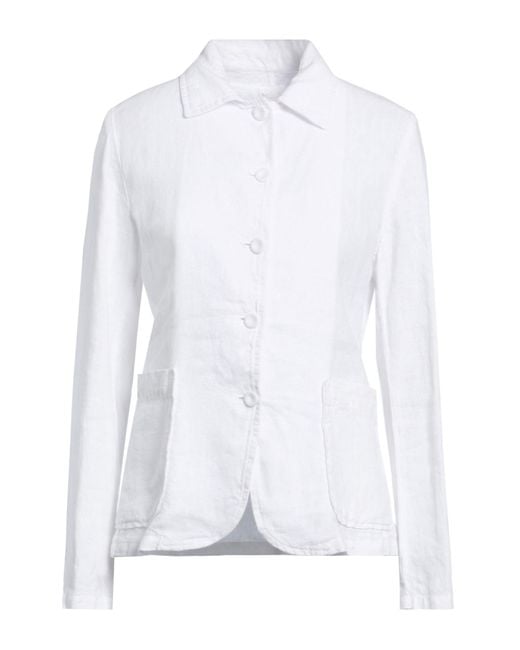 120% Lino White Jacket