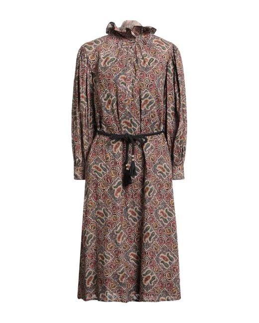 Antik Batik Brown Midi Dress