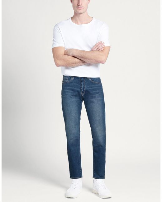ARMANI EXCHANGE Blue Jeans Cotton, Elastane for men