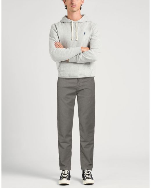 Harmont & Blaine Gray Taupe Pants Cotton, Polyester, Elastane for men